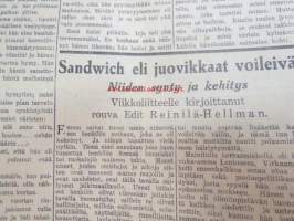 Helsingin Sanomat Viikkoliite 1934 nr 52, 30.12.1934, sis. mm. seur. artikkelit; J.M. Angervo - Afrikan ilmasto-olosuhteet,  Kalenteriuudistuksesta, Vanhojen ja