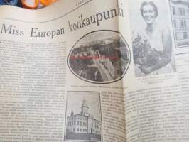 Helsingin Sanomat Viikkoliite 1934 nr 39, 30.9.1934, sis. mm. seur. artikkelit; Vaikutelmia Englannista kesäkuussa 1934, Pestuumarkkinat Lahdessa, Neuvostoteatteri