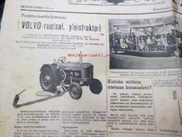 Maaseudun Koneviesti 1954 helmikuu  5/II, sis. mm. seur. artikkelit / kuvat / mainokset; Volvo ruotsalainen yleistraktori, Volvo T 24, Radiokurssi I, Pärinäpoikien