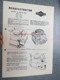 Briggs &amp; Stratton 92500-92598, 92900-92998, 110908-110998 -käyttö- ja huolto-ohje