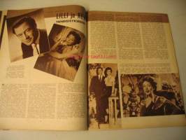 Elokuva-Aitta 1956 nr 3  Ulkomaisista elokuvista esittelyssä Sisilialaista verta. Lilli Palmer ja Rex Harrison tienristeyksessä. Laulun sanat: Young at heart.