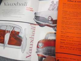 Vauxhall Velox, Cresta -myyntiesite