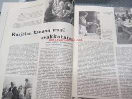 Lotta-Svärd 1944 nr 13, sis. mm. seur. artikkelit / kuvat / mainokset; Kansikuvassa Suomen Marsalkka Mannerheim presidenttinä, Elsi Pelkonen - Luonteen