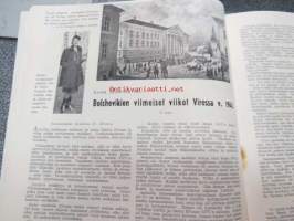 Lotta-Svärd 1944 nr 13, sis. mm. seur. artikkelit / kuvat / mainokset; Kansikuvassa Suomen Marsalkka Mannerheim presidenttinä, Elsi Pelkonen - Luonteen
