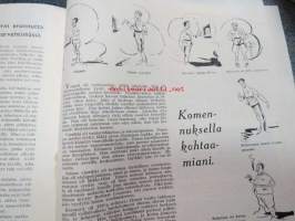 Lotta-Svärd 1944 nr 13, sis. mm. seur. artikkelit / kuvat / mainokset; Kansikuvassa Suomen Marsalkka Mannerheim presidenttinä, Elsi Pelkonen - Luonteen
