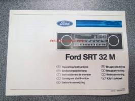 Ford SRT 32 M autoradio -käyttöohjekirja