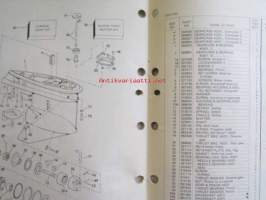 OMC - Evinrude Parts catalog V-6 Models 1981 - Perämoottorin varaosaluettelo v.1981, Katso kuvista tarkempi malliluettelo ja sisältö.