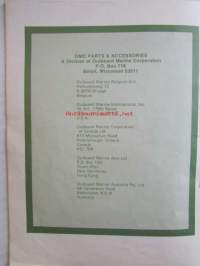 OMC - Evinrude Parts catalog V-4 Models 1981 - Perämoottorin varaosaluettelo v.1981, Katso kuvista tarkempi malliluettelo ja sisältö.