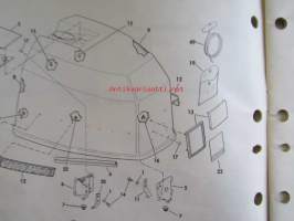 OMC - Evinrude Parts catalog V-4 Models 1981 - Perämoottorin varaosaluettelo v.1981, Katso kuvista tarkempi malliluettelo ja sisältö.