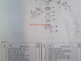 OMC - Evinrude Parts catalog 50/55/60 Models 1981 - Perämoottorin varaosaluettelo v.1981, Katso kuvista tarkempi malliluettelo ja sisältö.