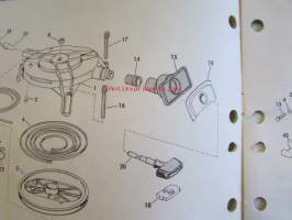 OMC - Evinrude Parts catalog 25 Models 1981 - Perämoottorin varaosaluettelo v.1981, Katso kuvista tarkempi malliluettelo ja sisältö.