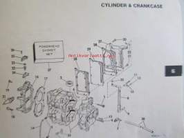 OMC - Evinrude Parts catalog 6 Models ( työkone ) 1981 - Perämoottorin varaosaluettelo v.1981, Katso kuvista tarkempi malliluettelo ja sisältö.