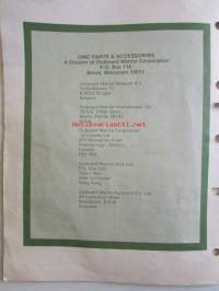 OMC - Evinrude Parts catalog 6 Models 1981 - Perämoottorin varaosaluettelo v.1981, Katso kuvista tarkempi malliluettelo ja sisältö.