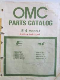 OMC - Evinrude Parts catalog E-4 Models 1981 - Perämoottorin varaosaluettelo v.1981, Katso kuvista tarkempi malliluettelo ja sisältö.