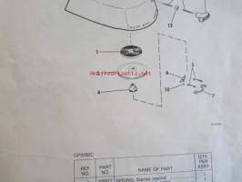 OMC - Evinrude Parts catalog E-4 Models 1981 - Perämoottorin varaosaluettelo v.1981, Katso kuvista tarkempi malliluettelo ja sisältö.