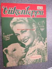 Viikonloppu 1954 nr 15 -ajanvietelehti / lukemisto