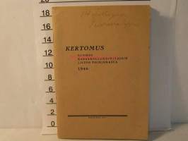 kertomus  suomen kansakouluopettajain toiminnasta  1946