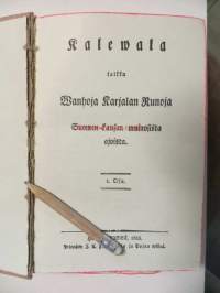 Kalewala taikka Wanhoja Karjalan Runoja Suomen kansan muinosista ajoista. 1-2