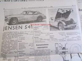 Koneviesti 1955 nr 22 -mm. Saksalainen DRW Hobby Scootteri, Allis-Chalmers D-270, M. Tanninen Rantasalmi Karjalannan levitystä, Borgvard 2400 henkilöauto