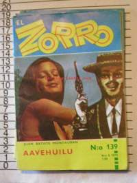 aavehuilu, El Zorro N:o 139, 8 / 1970