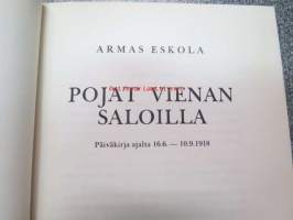 Pojat vienan saloilla Päiväkirja ajalta 16.6. - 10.9.1918 (suomalaisten sotilasretkikunta Vienan Karjalaan)