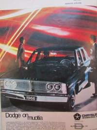 Tuulilasi 1966 nr 1, Koeajossa Mustang GT 1966, Hilman Imp koeselostuksessa, NSU 1000 TT, Hylätyt autot Tattarisuolla, Volvo PV 544, Ruotsi vaihtaa oikealle,