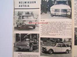 Tuulilasi 1965 nr 1 -mm. Kannessa Isuzu Bellet 1500, Tuulilasin testissä Trabant 601, Veneentekijä, Helmikuun autoja Citroen DS 19 Pallas, Jaquar Mark 2 ja Mark