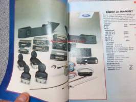 Ford varusteluettelo kevät 1984