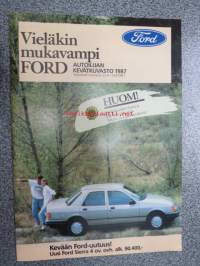 Ford autolijan kevätkuvasto 1987