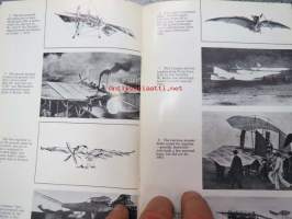 The World´s First Aeroplane Flights -runsas kuvitus ensimmäisistä lehtokoneista