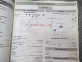 Peugeot motocycles Moteur FB3-FB6 100ccm Workshop Manual -korjaamo-ohjekirja englanniksi