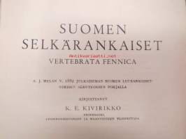 Suomen selkärankaiset - Vertebrata Fennica