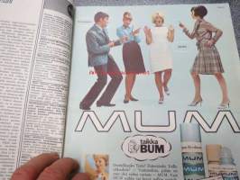 Me naiset 1967 nr 15 sis. mm. seur. artikkelit / kuvat / mainokset; Friitala, Kulta-Katriina, Koff Wienerbier, Pikkunaiset Kristiina Kankaanpää - Leeni Vesanen -