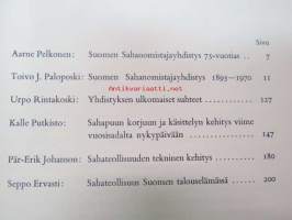 75 vuotta sahateollisuuden yhteistoimintaa. Suomen Sahanomistajayhdistys 1895-1970