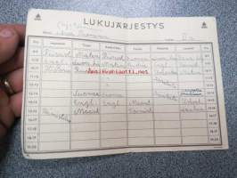 Lukujärjestys (Schäfer- + liikennemerkkikuvitus)
