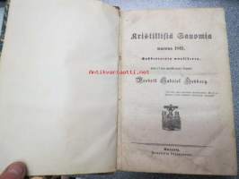 Kristilisiä Sanomia wuonna 1861-1862 -sidottu vuosikerta