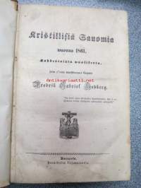 Kristilisiä Sanomia wuonna 1861-1862 -sidottu vuosikerta