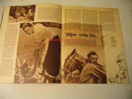 Elokuva-Aitta 1958 nr 21, kansikuva Veikko Sinisalo, Ranskalainen elokuva, Tauno Palo ja Teija Sopanen - Uhkapeliä Pohjolassa, Robert Mitchum, ym.