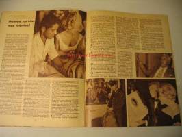Elokuva-Aitta 1958 nr 21, kansikuva Veikko Sinisalo, Ranskalainen elokuva, Tauno Palo ja Teija Sopanen - Uhkapeliä Pohjolassa, Robert Mitchum, ym.
