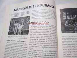 Me kaikki A. Ahlström Osakeyhtiön henkilökuntalehti 1958 nr 2, huomispäivän omakotitalo, millä tavoin läm mitän omakotitalon, omakotirakennustoimintaa