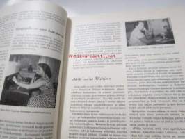 Me kaikki A. Ahlström Osakeyhtiön henkilökuntalehti 1958 nr 3, pientä juttua puhelimistä, mietteitä harjoittelustani Suomessa Karhulan tehtailla (Karl