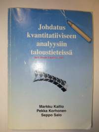 Johdatus kvantitatiiviseen analyysiin taloustieteissä