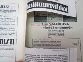 Kulttuurivihkot - taisteleva kulttuurilehti 1974 nr 4, sis. mm. seur. artikkelit; Taide kuuluu kansalle, Esko-Juhani Tennilä - toisenlaista Pohjolaa - Muurmanskin