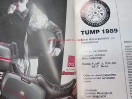 TUMP 1989 Turun Moottoripyöräilijät ry -vuosijulkaisu