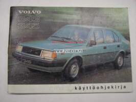 Volvo 343 345 1982 -käyttöohjekirja 