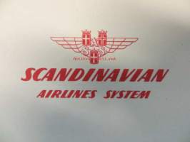 Wines and liquors. Viinahinnasto Scandinavian airlines system