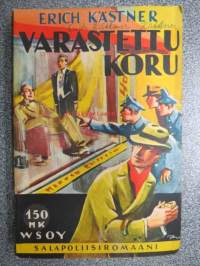 Varastettu koru - salapoliisiromaani - Riksin sarja, kansikuvitus Eeli Jaatinen (dekkari)