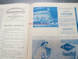 Joulukannel 1952 - Karjalan Liiton joulujulkaisu, sis. mm. artikkelit; Lempi Jääskeläinen - Kiviraunio, Ikuisia evakkoja, Hilja Valkeapää - Nainen käy