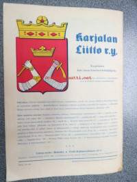 Joulukannel 1952 - Karjalan Liiton joulujulkaisu, sis. mm. artikkelit; Lempi Jääskeläinen - Kiviraunio, Ikuisia evakkoja, Hilja Valkeapää - Nainen käy