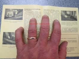 Svedlund puukaasugeneraattori käyttöohje -woodgas generator manual, in finnish